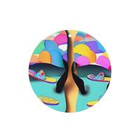 Funny Flip Flops Slippers Art Sandals Printing 10 Pcs Car Air Freshener Fragrant Sheets,Car Hanging Accessories With Strings For Decor