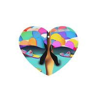 Funny Flip Flops Slippers Art Sandals Printing 10 Pcs Car Air Freshener Fragrant Sheets,Car Hanging Accessories With Strings For Decor