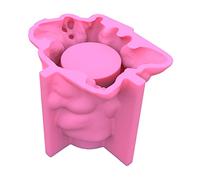 Funny Flower Pot Silicone Molds for Epoxy Resin Concrete Clay Planter Human Face Tree Stump Shaped Pot Planter Mold Silicone