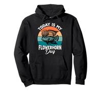 Funny Flowerhorn Cichlids Pullover Hoodie