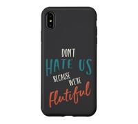 Funny Flute Don't hate us because we're flutiful Case for iPhone XS Max
