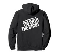 Funny Flute Player I'm with the Band Pullover Hoodie