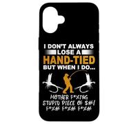 Funny Fly Fishing Fly Tyer Funny Fly Tying Case for iPhone 16 Plus