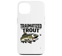Funny Fly Fishing T-Shirt The Traumatized Trout Case for iPhone 13