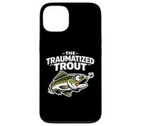 Funny Fly Fishing T-Shirt The Traumatized Trout Case for iPhone 13