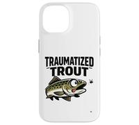 Funny Fly Fishing T-Shirt The Traumatized Trout Case for iPhone 14