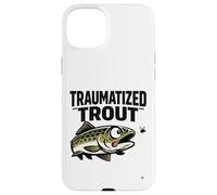 Funny Fly Fishing T-Shirt The Traumatized Trout Case for iPhone 15 Plus