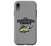 Funny Fly Fishing T-Shirt The Traumatized Trout Case for iPhone XR