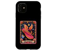 Funny Flying Chancla Hispanic Culture Retro Tarot Card Case for iPhone 11