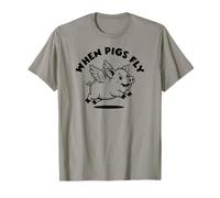 Funny Flying Pig with Wings Fly Pig Lovers T-Shirt