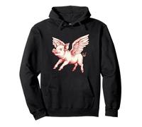 Funny Flying Pigs - Pig Flying - When Pigs Can Fly Pullover Hoodie