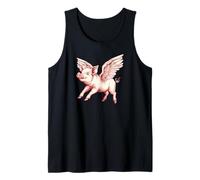 Funny Flying Pigs - Pig Flying - When Pigs Can Fly Tank Top
