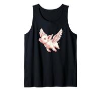 Funny Flying Pigs - Pig Flying - When Pigs Can Fly Tank Top