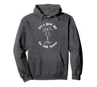 Funny Folk Horror Saying Ancient Pagan Symbol Creepy Pullover Hoodie, Adult Unisex, Dark Heather Grey, X-Large
