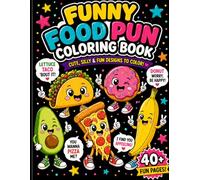 Funny Food Pun Coloring Book