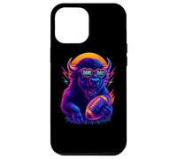 Funny Football Bison Game Day 70s 80s Retro Vintage Shirt Case for iPhone 12 Pro Max