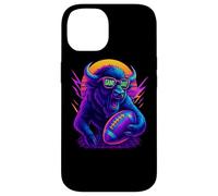 Funny Football Bison Game Day 70s 80s Retro Vintage Shirt Case for iPhone 14