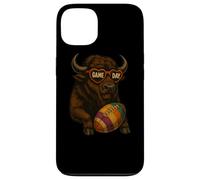 Funny Football Bison Game Day Vintage Shirt Case for iPhone 13
