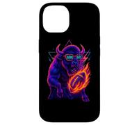 Funny Football Bison Game Day Vintage Shirt Case for iPhone 14