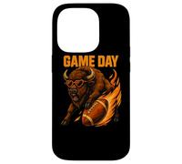 Funny Football Bison Game Day Vintage Shirt Case for iPhone 14 Pro