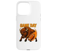 Funny Football Bison Game Day Vintage Shirt Case for iPhone 15 Pro Max