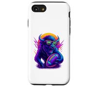 Funny Football Bison Game Day Vintage Shirt Case for iPhone SE (2020) / 7/8