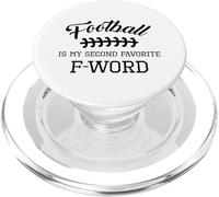Funny Football Is My Second Favorite Word Men Husband Season PopSockets PopGrip for MagSafe