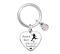Funny Football Keyrings for Kids - Christmas Presents for Football Lovers - Novelty Keychains for Girls & Friends