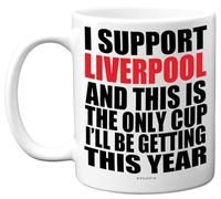 Funny Football Mug Gift for Liverpool Fans, Footy Only Cup