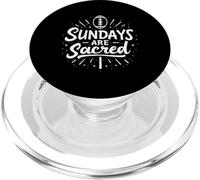 Funny Football Quote Gift Sundays PopSockets PopGrip for MagSafe