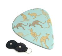 Funny For Kangaroo Zoo Guitar Picks 6-Pack - Pick Set (0.46mm / 0.71mm / 0.96mm) Suitable For Guitar And Ukulele Playing