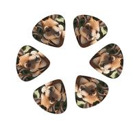 Funny for Kangaroo Zoo Print Guitar and Ukulele Picks For Music Lovers 12 PCS Mixed Gauges(0.46/0.71/0.96mm)