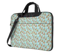 Funny For Kangaroo Zoo Print Stylish Laptop Bag Ultra-Thin Portable Single-Shoulder Notebook Case Daily Commutes