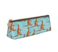 Funny for Kangaroo Zoo Print Teenagers Pencil Case Large Capacity High Organizer Bag School Daily Essentials