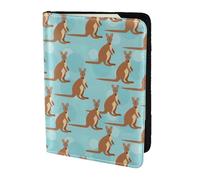 Funny For Kangaroo Zoo Printing Passport Holder, Travel Essentials,Card And Passport Anti Theft Wallet,Sized To Fit All Standard Passports