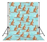 Funny For Kangaroo Zoo Professional Photo Backdrop, Background With Rod Pocket For Studio, Newborn & Event Photography - 5x7ft