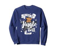 Funny For Whom the Jingle Bell Tolls Metal Christmas Sweatshirt