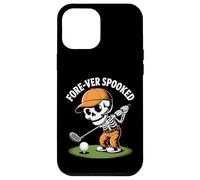 Funny Fore-ver Spooked Skeleton Golfer Halloween Case for iPhone 12 Pro Max