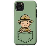 Funny Forest Explorer Pocket Pal Cute Ranger Nature Park Case for iPhone 11 Pro Max
