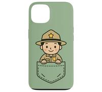 Funny Forest Explorer Pocket Pal Cute Ranger Nature Park Case for iPhone 13
