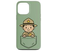 Funny Forest Explorer Pocket Pal Cute Ranger Nature Park Case for iPhone 13 Pro Max