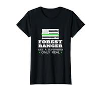 Funny Forest Ranger Like A Superhero Only Real Park Warden Value Graphic T-Shirt