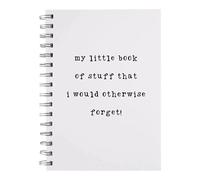 Funny Forgetful Notebook - Funny Journal Planner Notebook A5 Size 100 Leaves - Prank Gag Gifts for Christmas - Offensive Novelty Exchange Gifts for Adults Forgetful Coworkers Family Friends (Style-c)