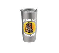 Funny Forklift Certified Legalize Forking Forklift Driver Stainless Steel Insulated Tumbler