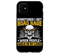 Funny Forklift driver Road rage Grumpy Old Forklift Operator Case for iPhone 11