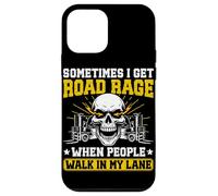 Funny Forklift driver Road rage Grumpy Old Forklift Operator Case for iPhone 12 mini
