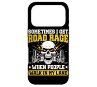 Funny Forklift driver Road rage Grumpy Old Forklift Operator Case for iPhone 17 Pro