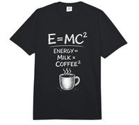 Funny Formula E=MC Squared Science Coffee Lover Classic Comfort Colors Adult Heavyweight T-Shirt