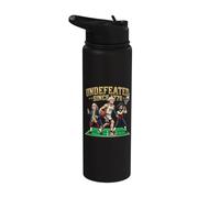 Funny Founding Fathers Basketball Undefeated Since 1776 Stainless Steel Insulated Water Bottle