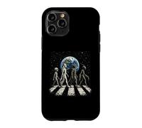 Funny Four Alien Species UFO Disclosure Cosmic Space Walk Case for iPhone 11 Pro